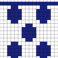 2"block-dice5